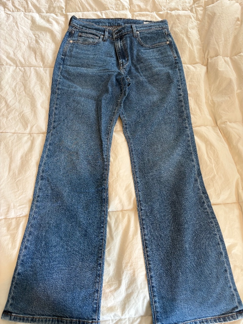 AYR The Hangout Jeans 30 High Rise Straight Leg Classic Denim